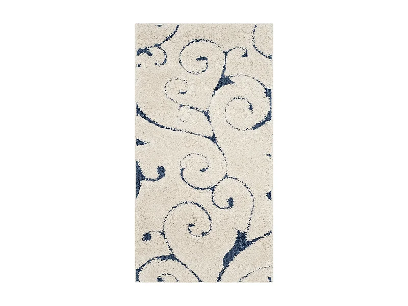 Tapis Crème/Bleu 61 X 91 cm - Rosalind