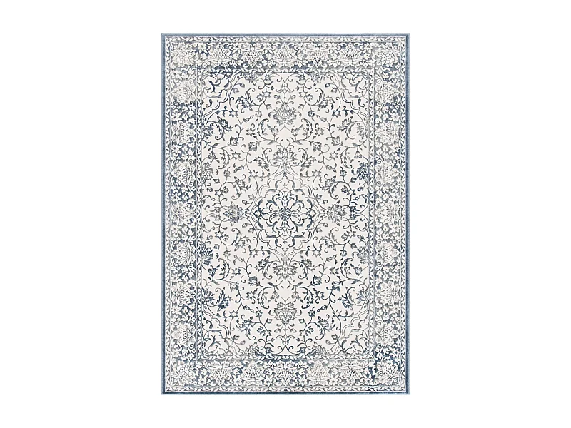 Tapis Bleu Marine/Neutre 155 X 229 cm - Alicia