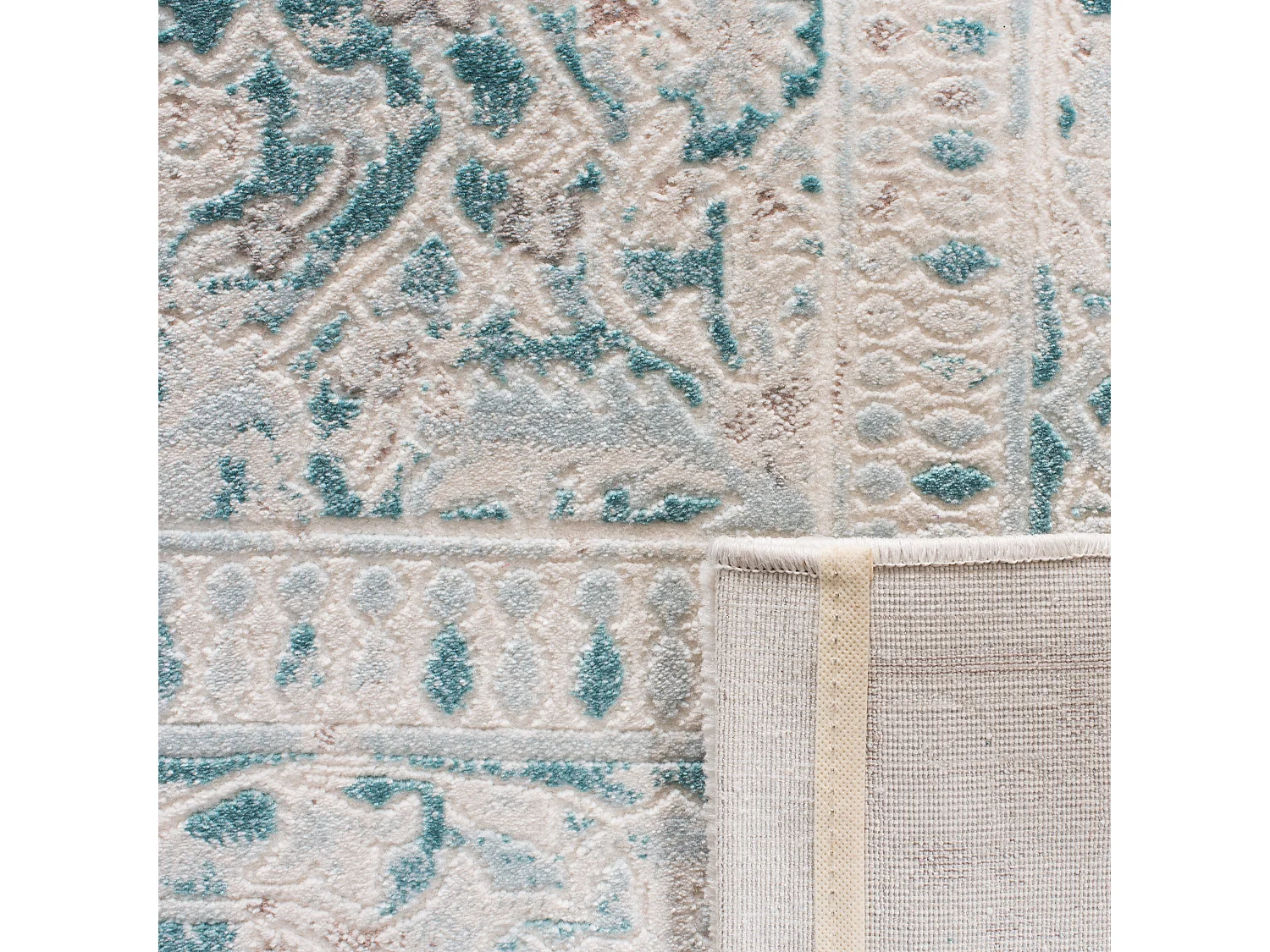 Tapis Bleu/Neutre 122 X 170 cm - Sera