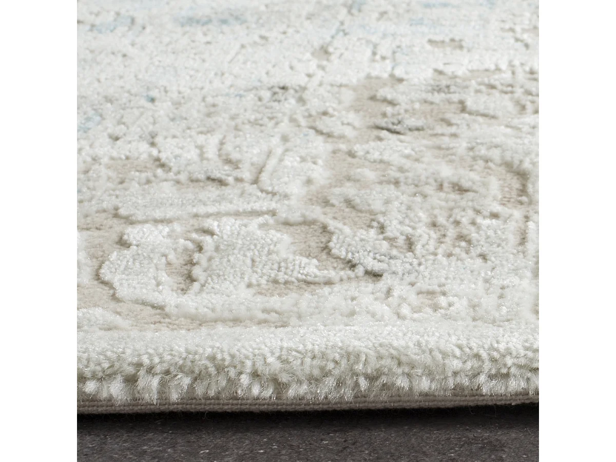 Tapis Turquoise/Ivoire 122 x 170 cm - Sera