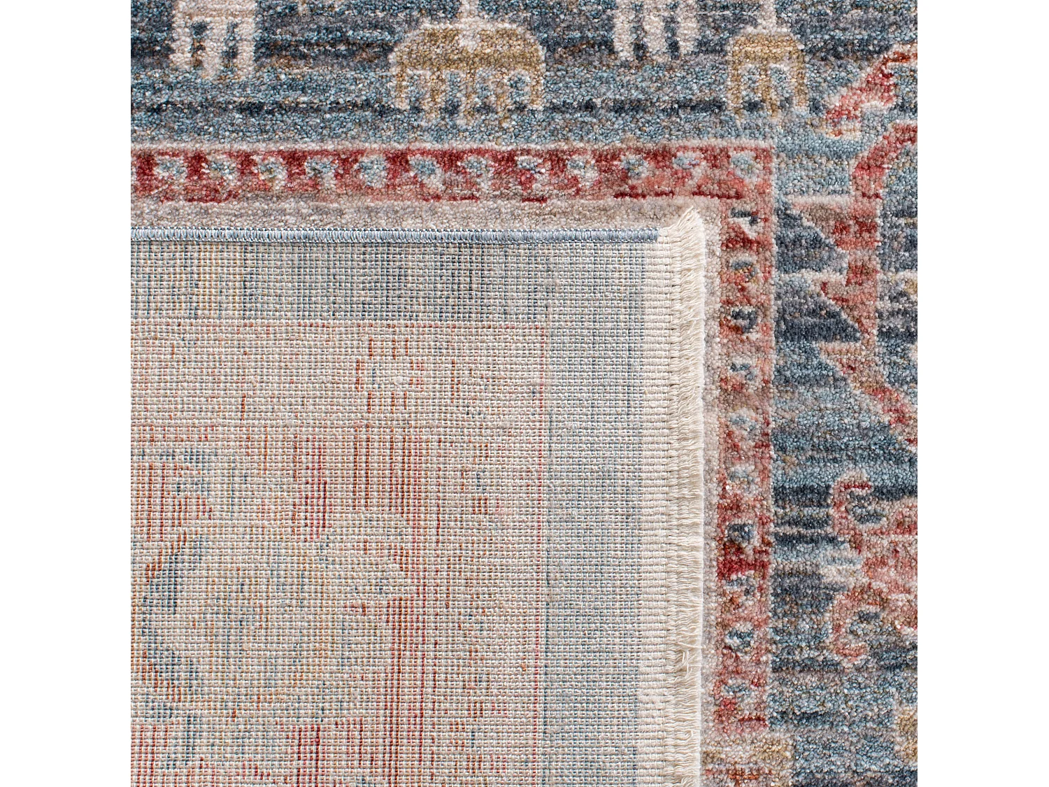 Tapis Bleu/Rouge 122 X 183 cm - Kailani