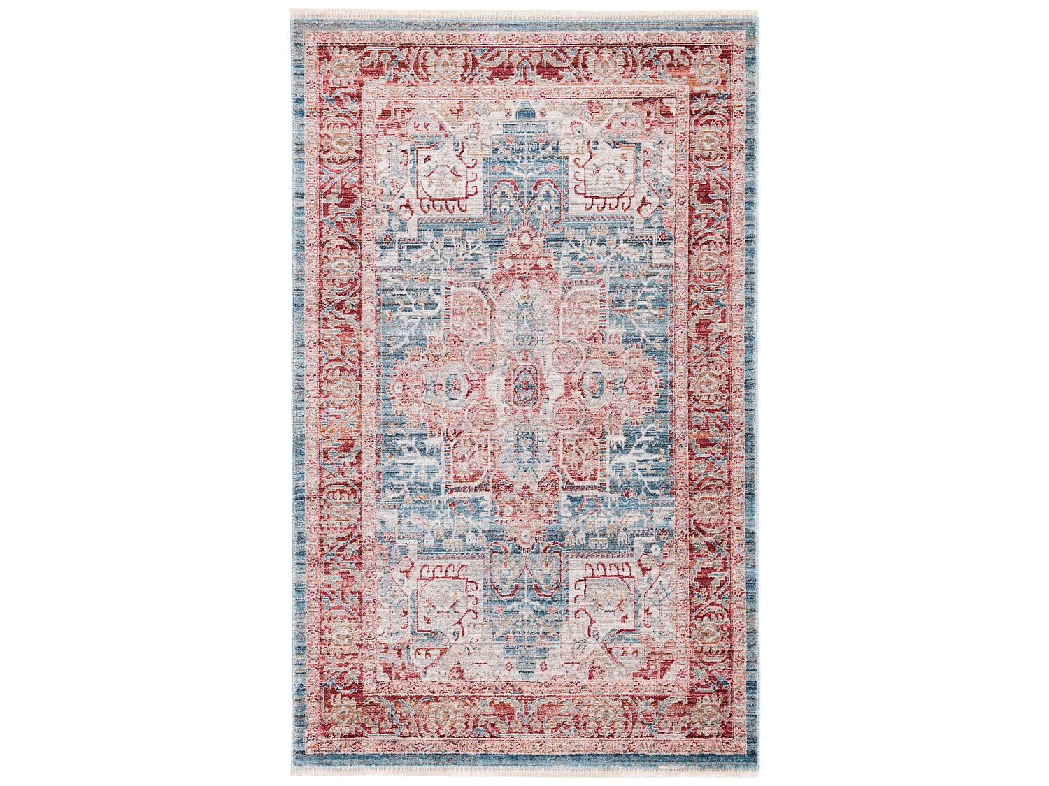 Tapis Bleu/Rouge 122 X 183 cm - Kailani