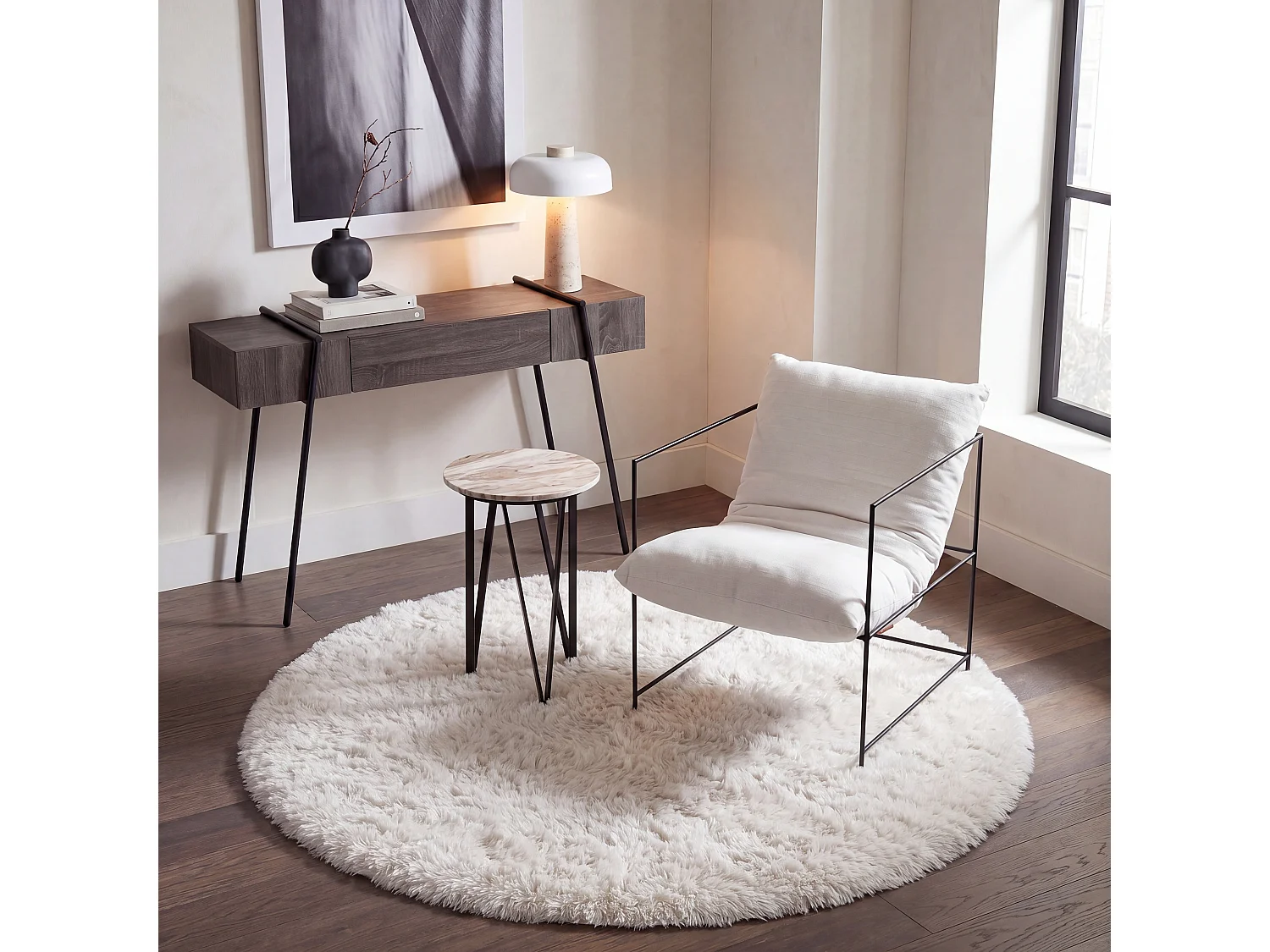 Tapis Neutre 152 X 152 cm - Chatham
