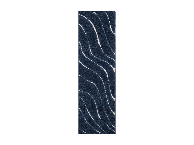 Tapis Bleu foncé/Crème 69 X 152 cm - Raton