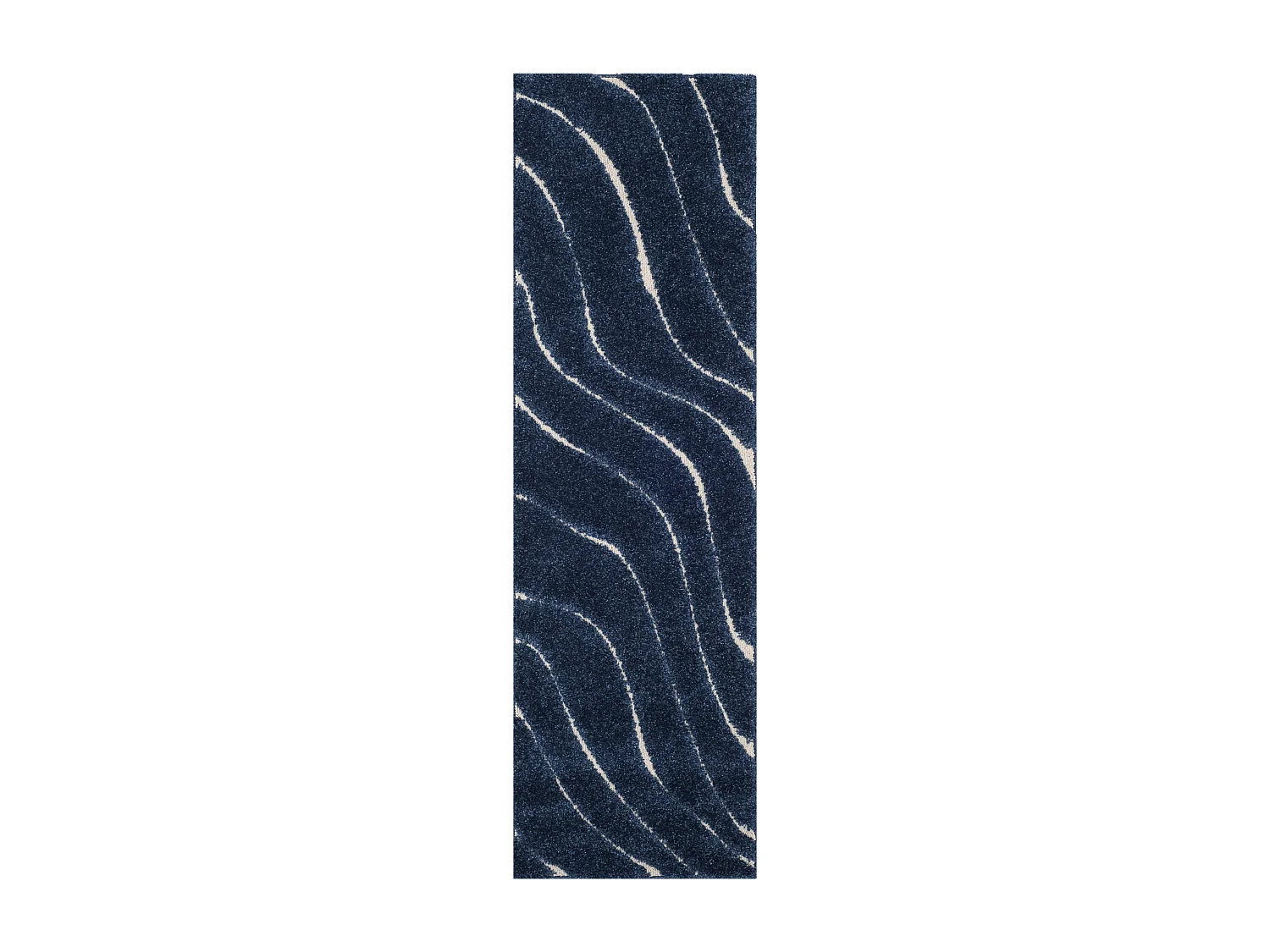 Tapis Bleu foncé/Crème 69 X 152 cm - Raton