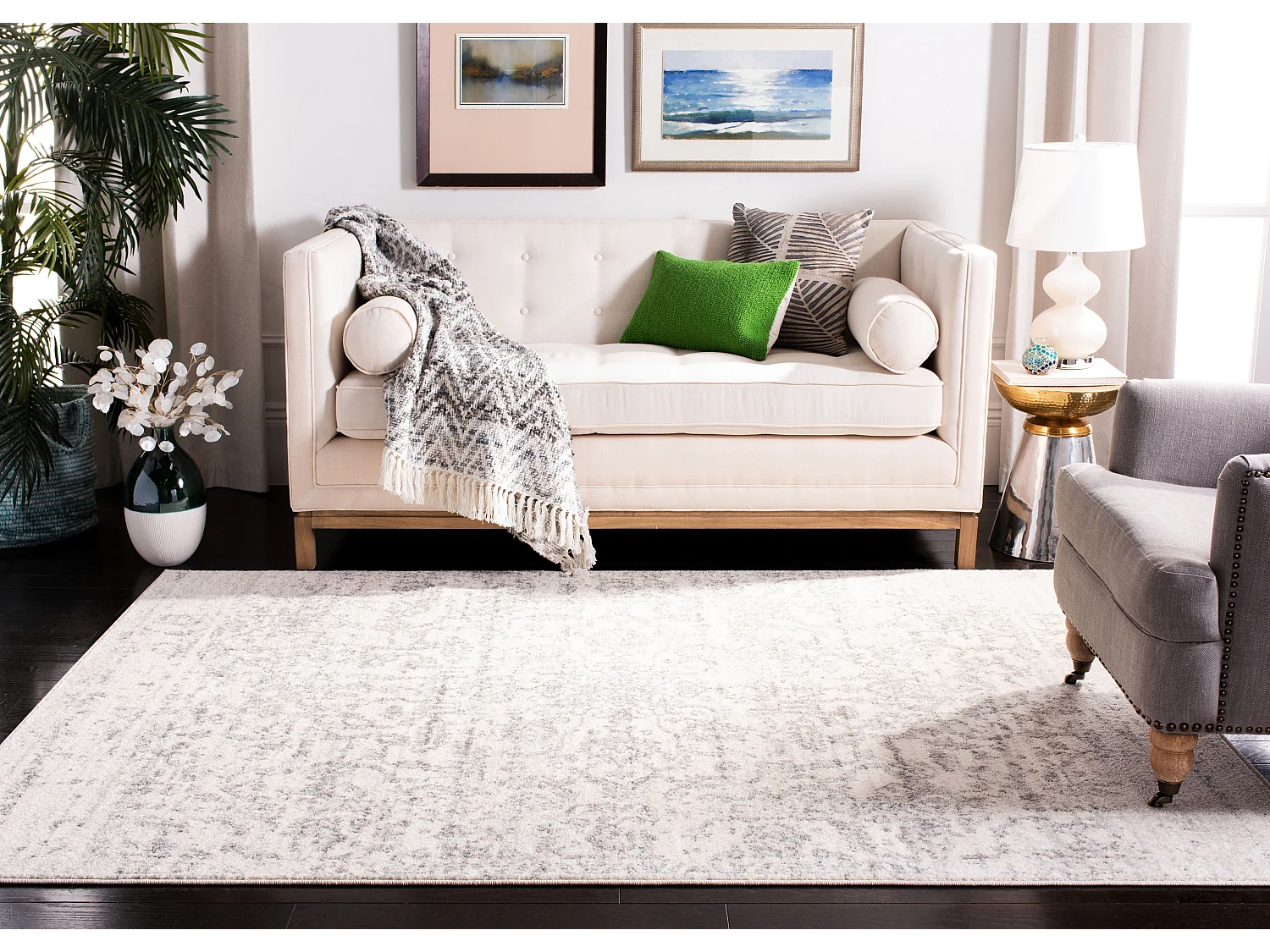 Tapis Gris/Neutre 201 X 279 cm - Merryl
