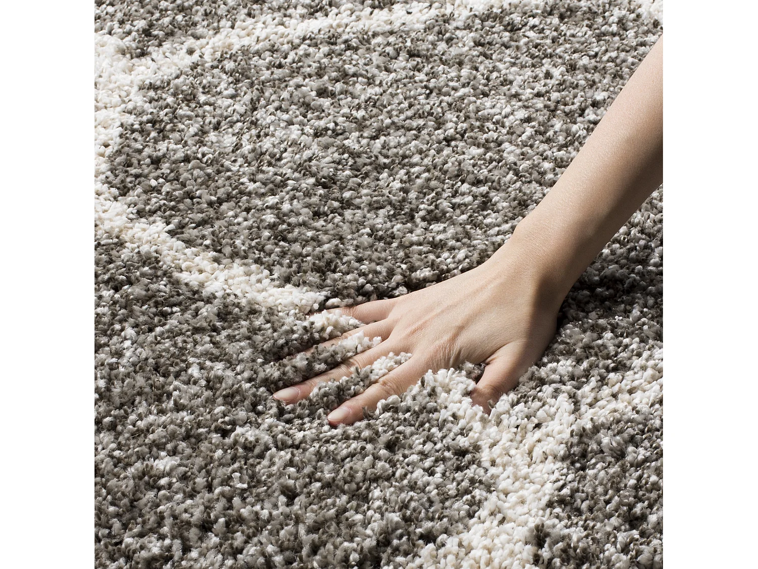 Tapis Gris/Neutre 236 x 305 cm - Zoey