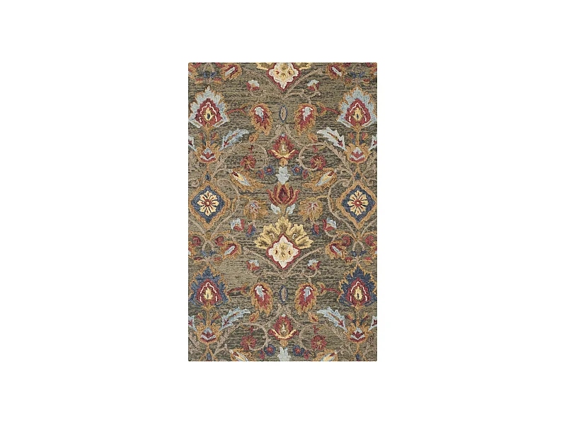 Tapis Vert/Multicolore 183 X 274 cm - Juni