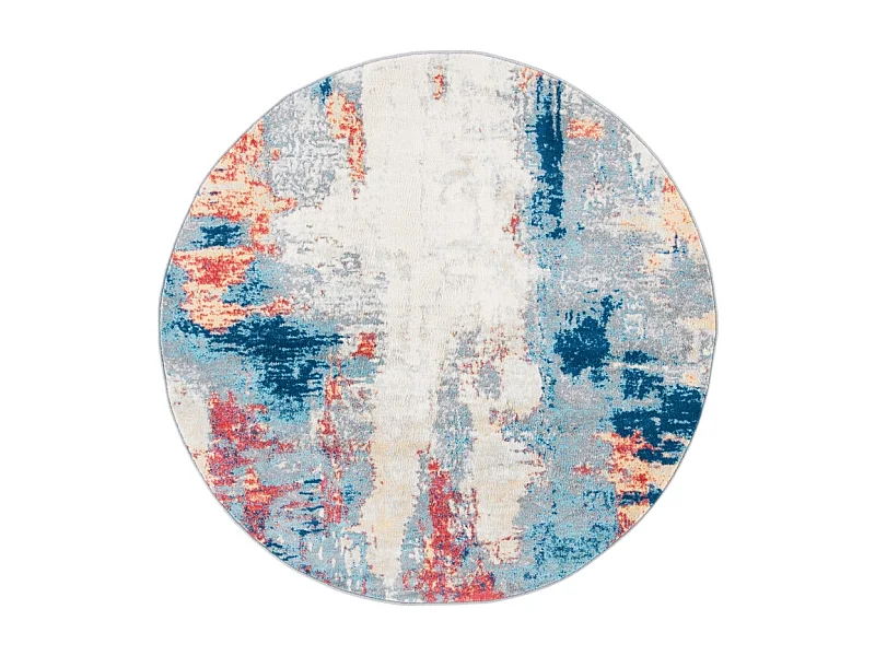 Tapis Gris/Rouge 201 X 201 cm - Danni