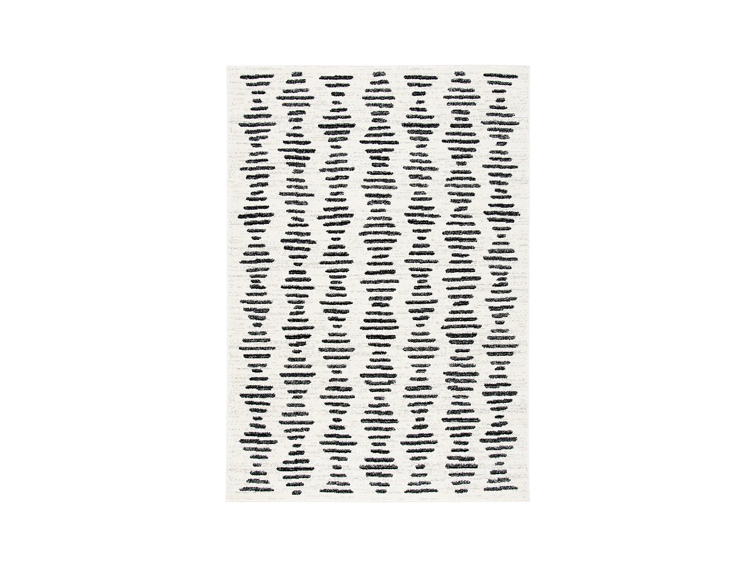 Tapis IVOIRE/NOIR 201 X 262 cm - Nafuna