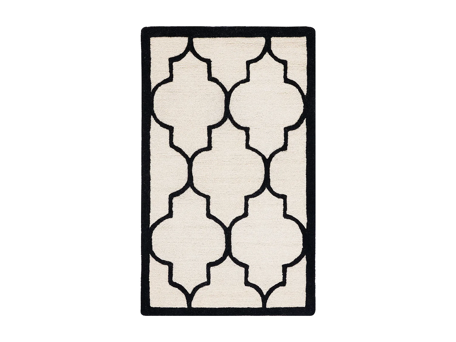 Tapis Neutre/Noir 91 X 152 cm - Sky