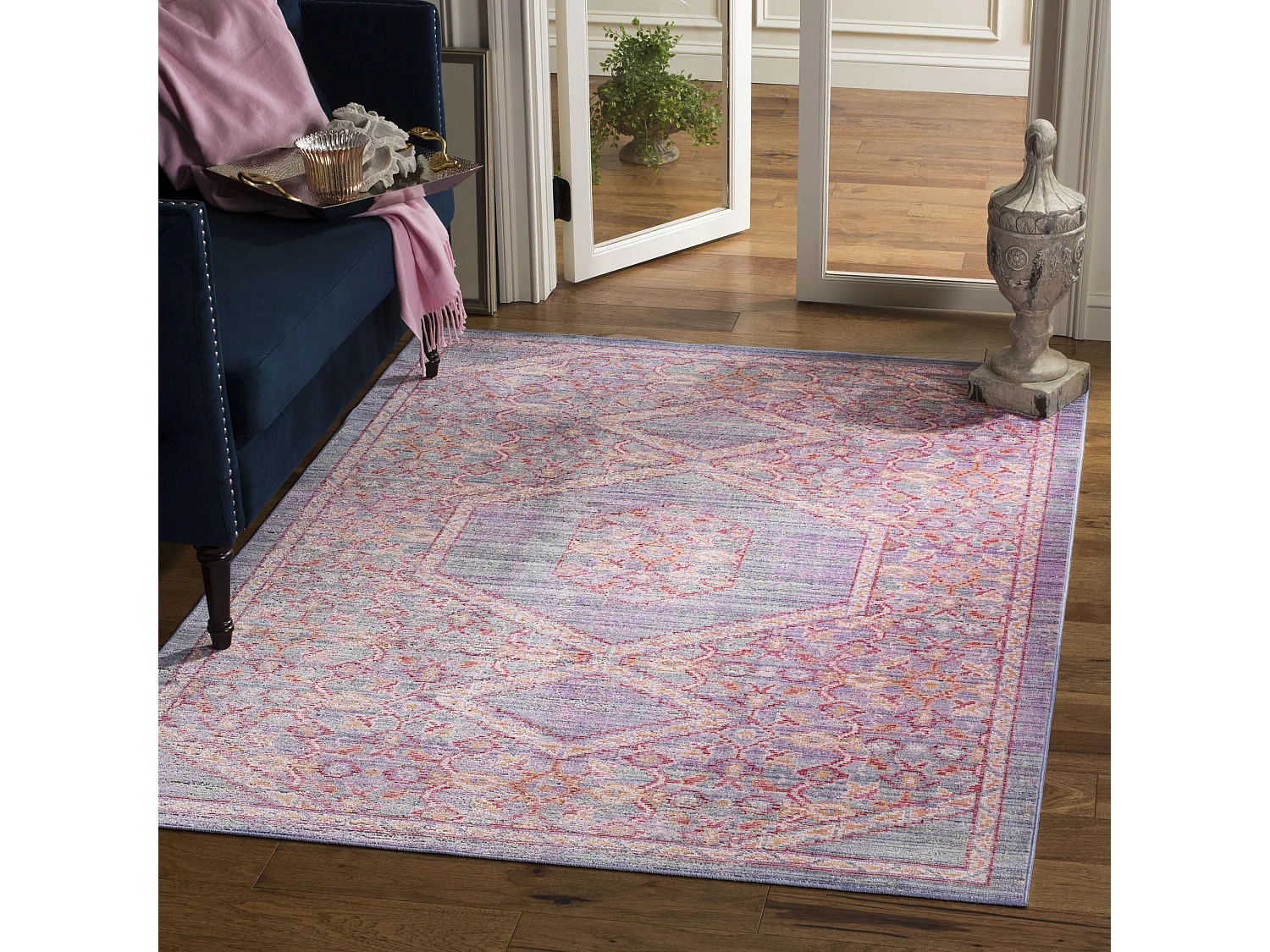 Tapis Violet/Rose 122 X 183 cm - Meadow