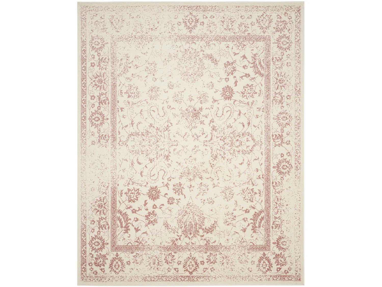 Tapis Ivoire/Rose 235 x 305 cm - Lucinda