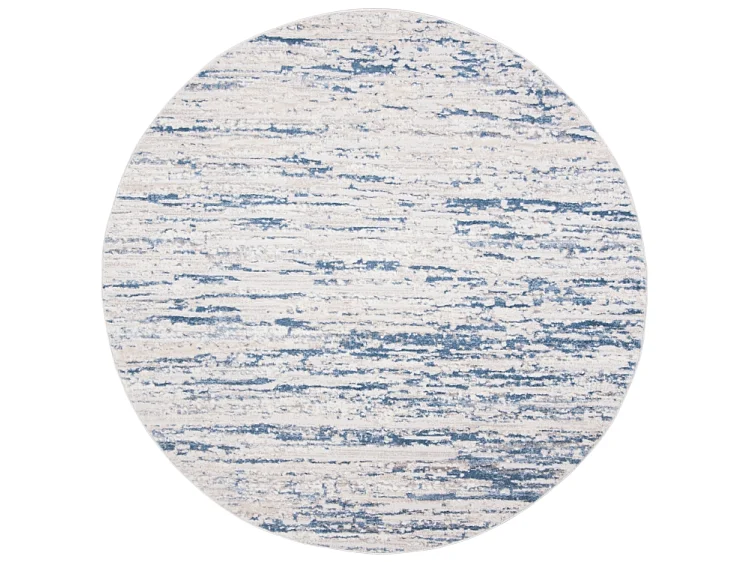 Tapis Ivoire/Bleu 91 X 91 cm - Gabriel