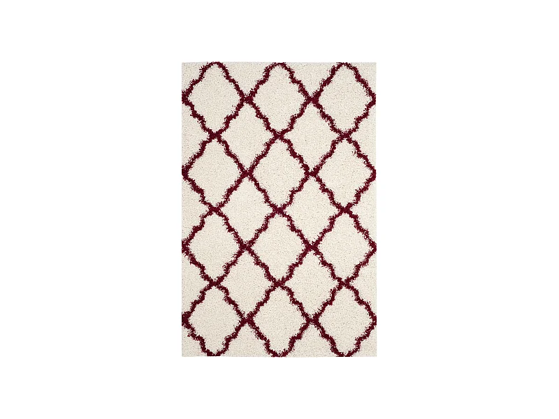 Tapis Neutre/Rouge 155 X 229 cm - Aldo