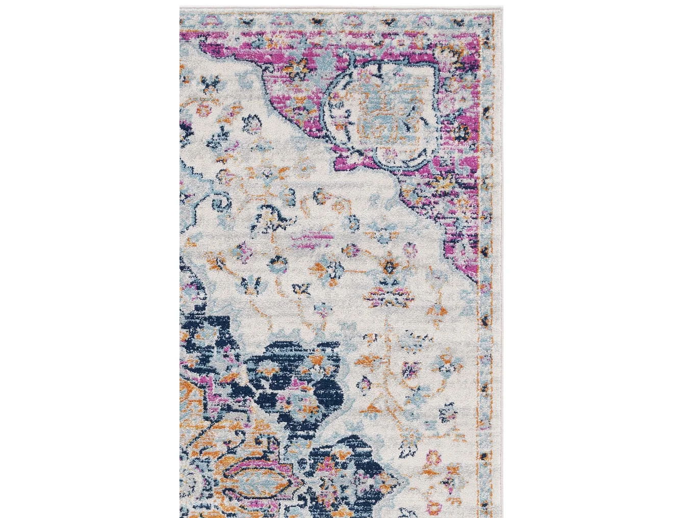 Tapis Neutre/Rose 122 X 183 cm - Lyanna