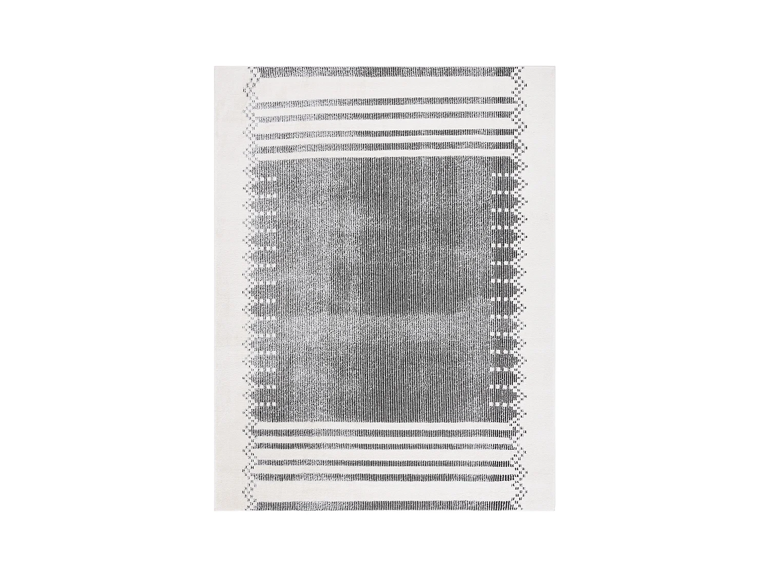 Tapis Ivoire/Noir 244 X 305 cm - Aerith