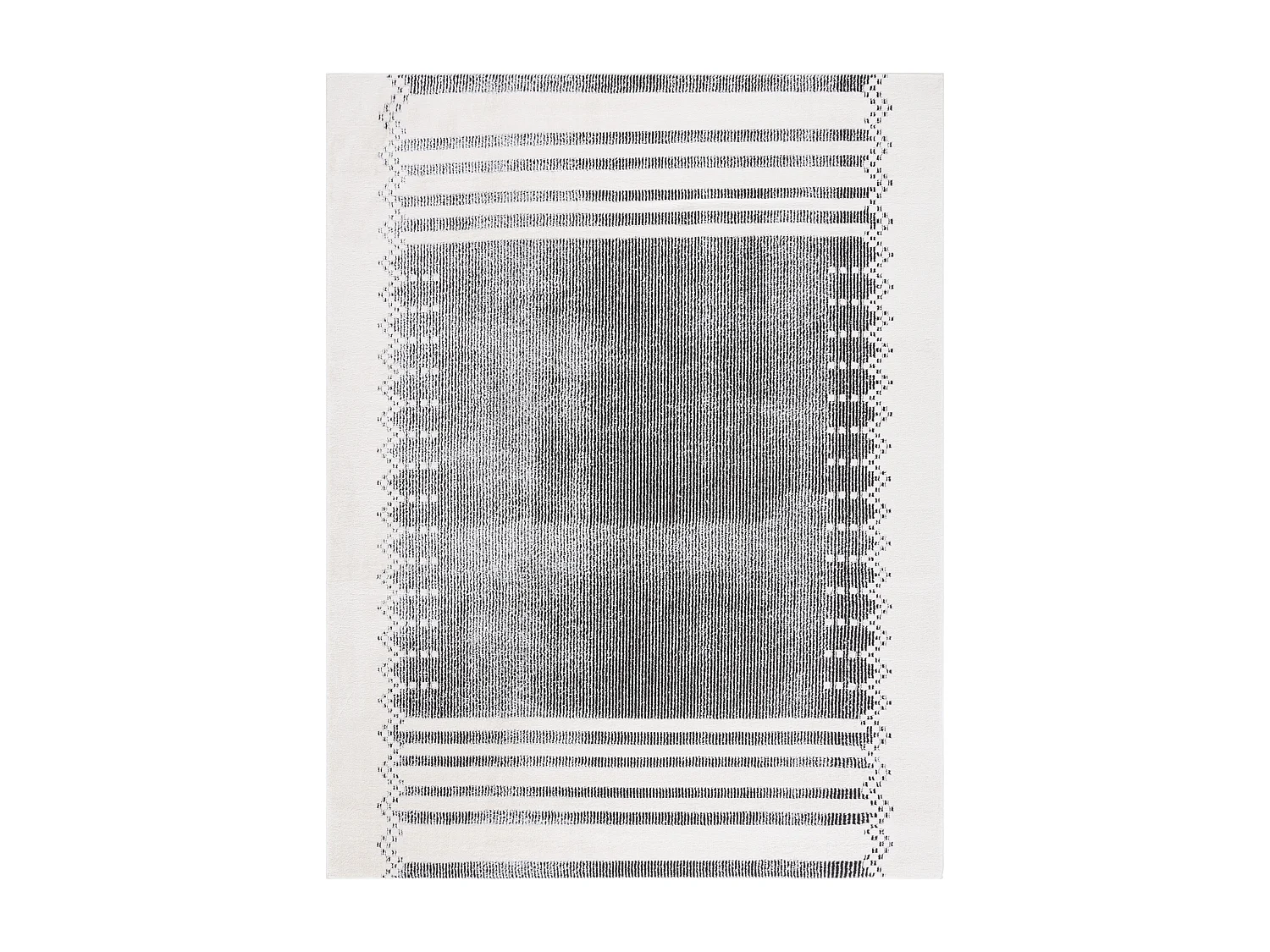 Tapis Ivoire/Noir 235 x 305 cm - Aerith