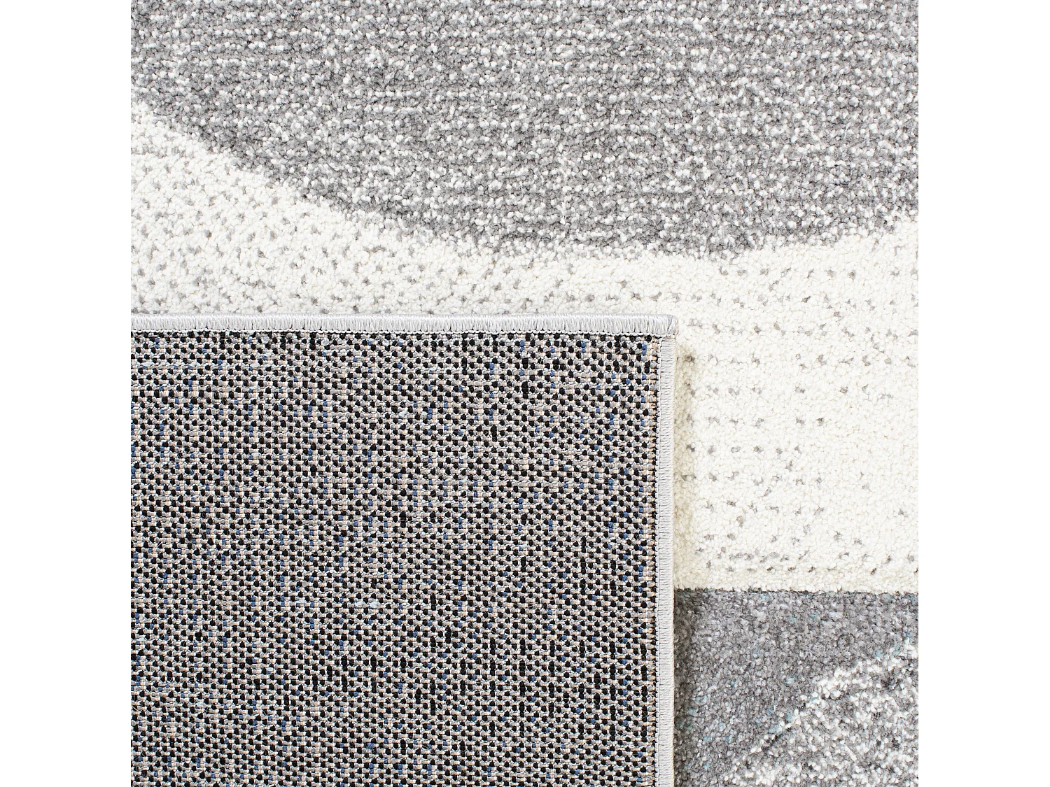 Tapis Gris/Bleu 122 X 183 cm - Paige