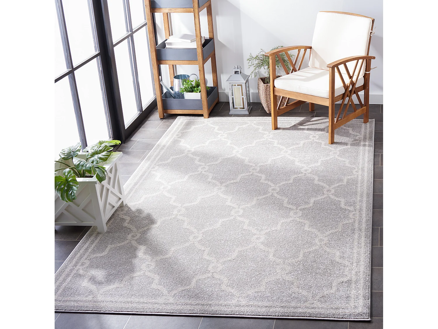 Tapis Gris/Neutre 152 X 244 cm - Kayle