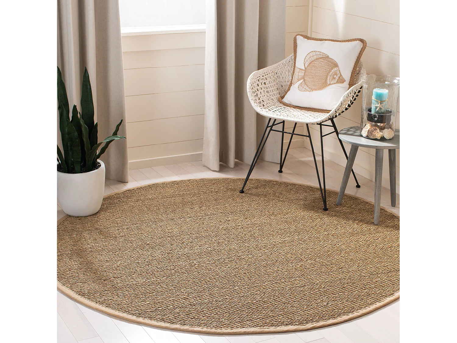 Tapis Naturel/Beige 122 X 122 cm - Winifred