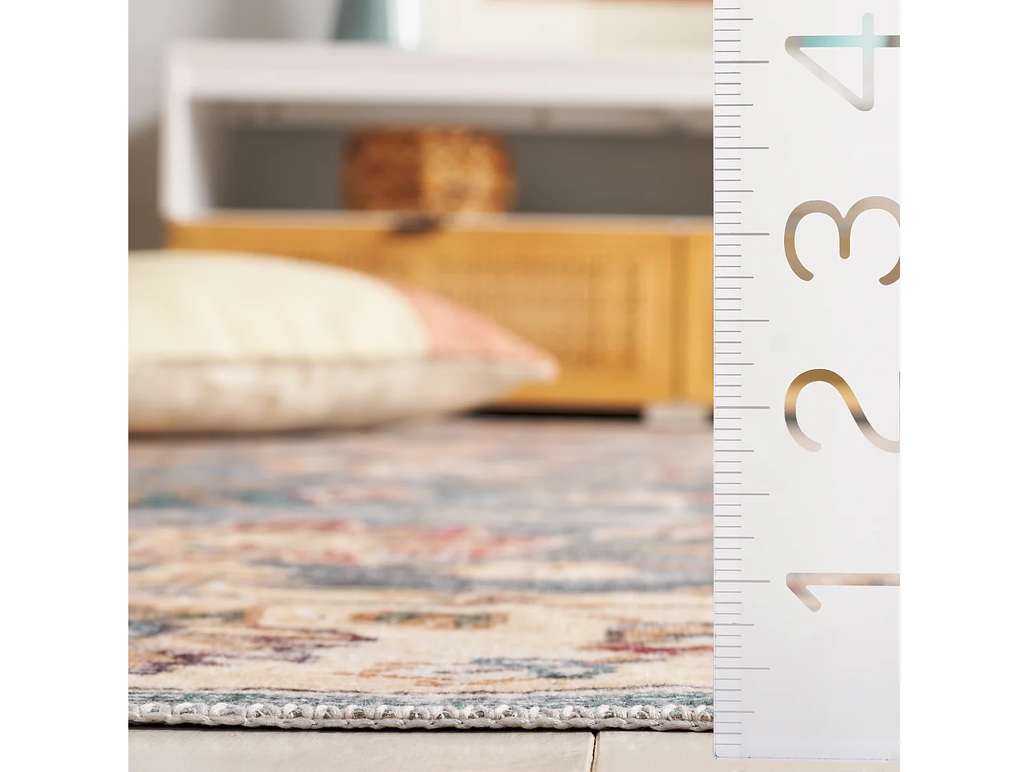 Tapis Vert/Beige 244 X 305 cm - Petra