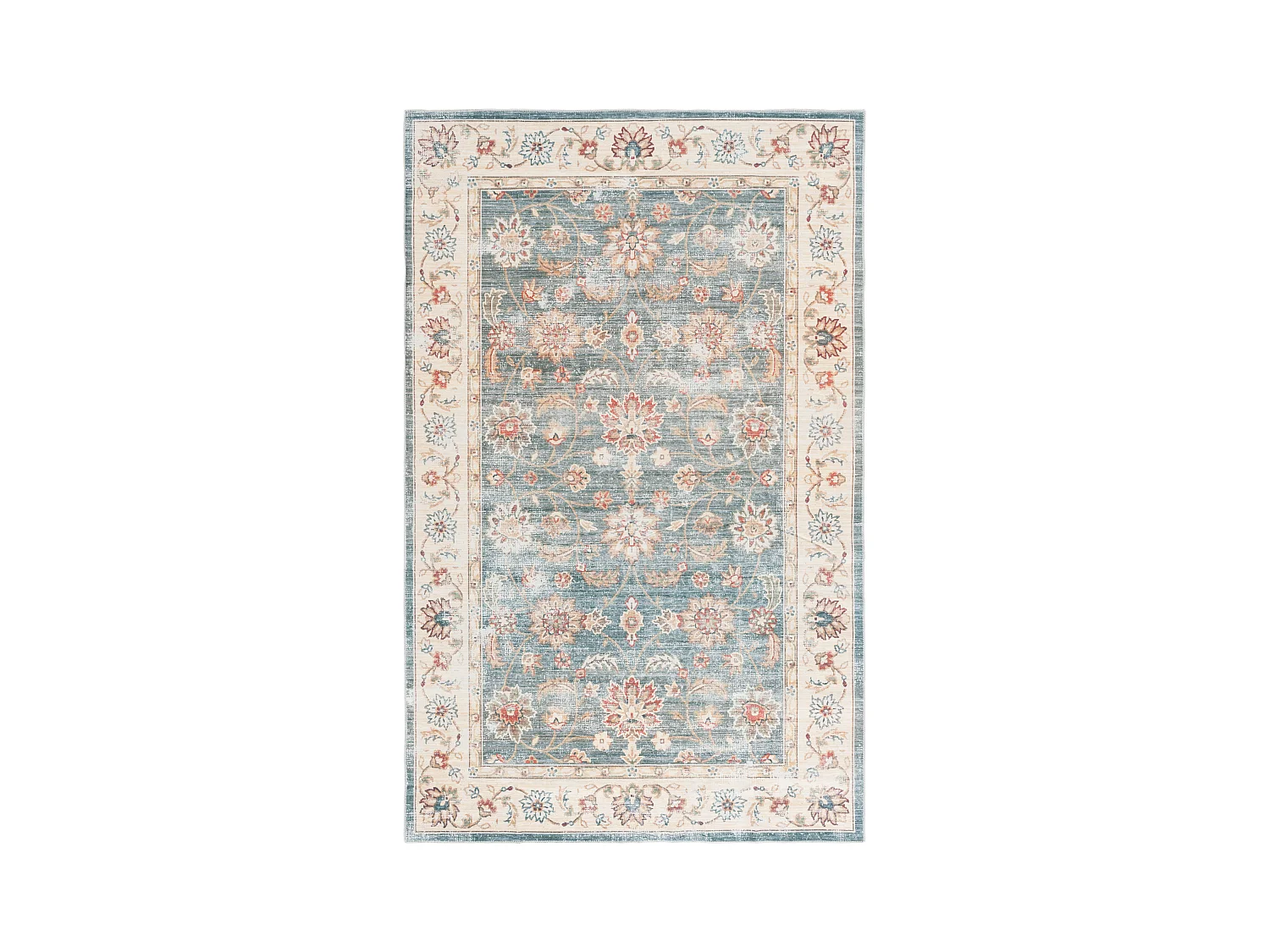 Tapis Vert/Beige 244 X 305 cm - Petra