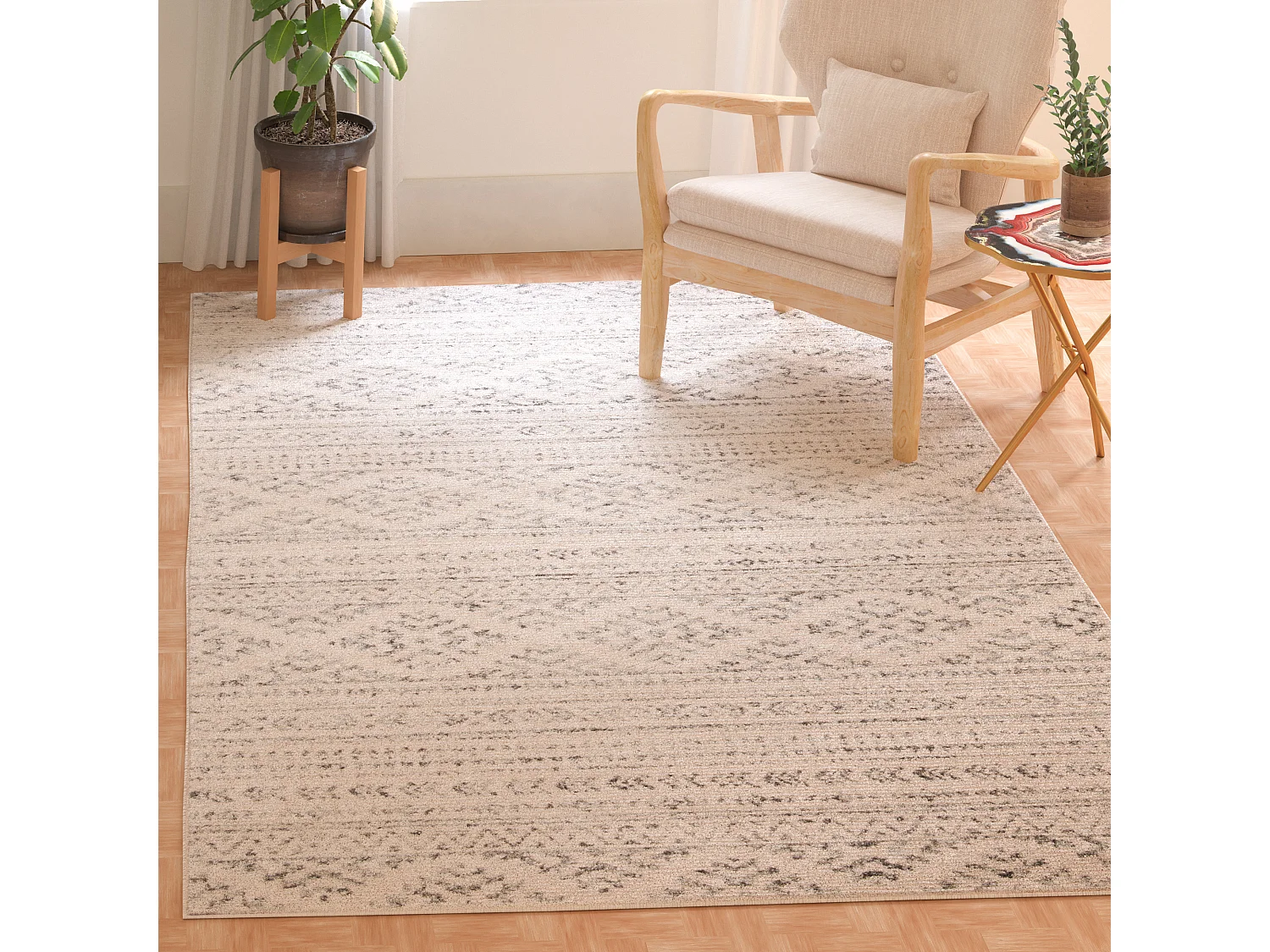 Tapis Neutre/Gris 122 X 183 cm - Hope