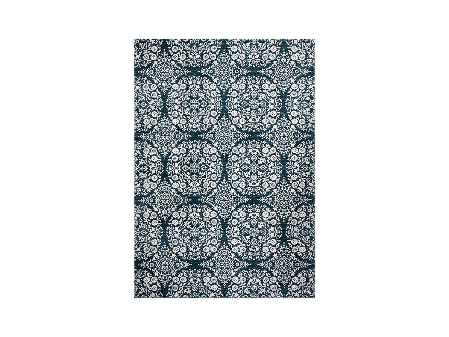 Tapis Bleu Marine/Neutre 160 X 231 cm - Scarlett
