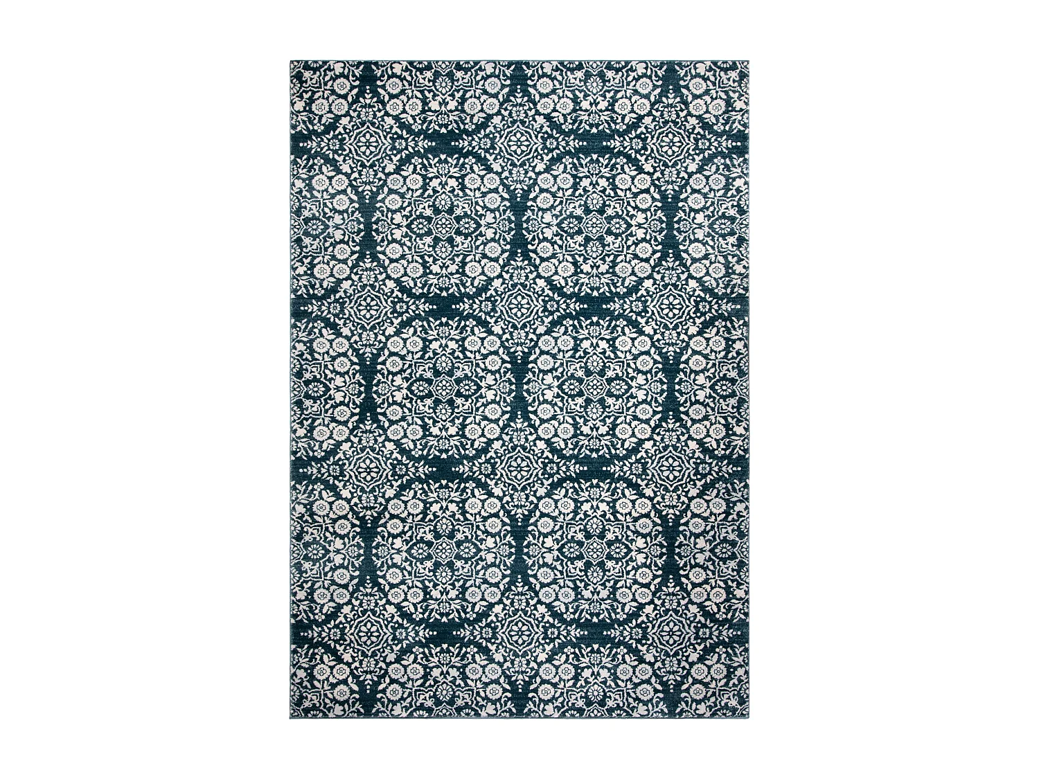 Tapis Bleu Marine/Neutre 160 X 231 cm - Scarlett