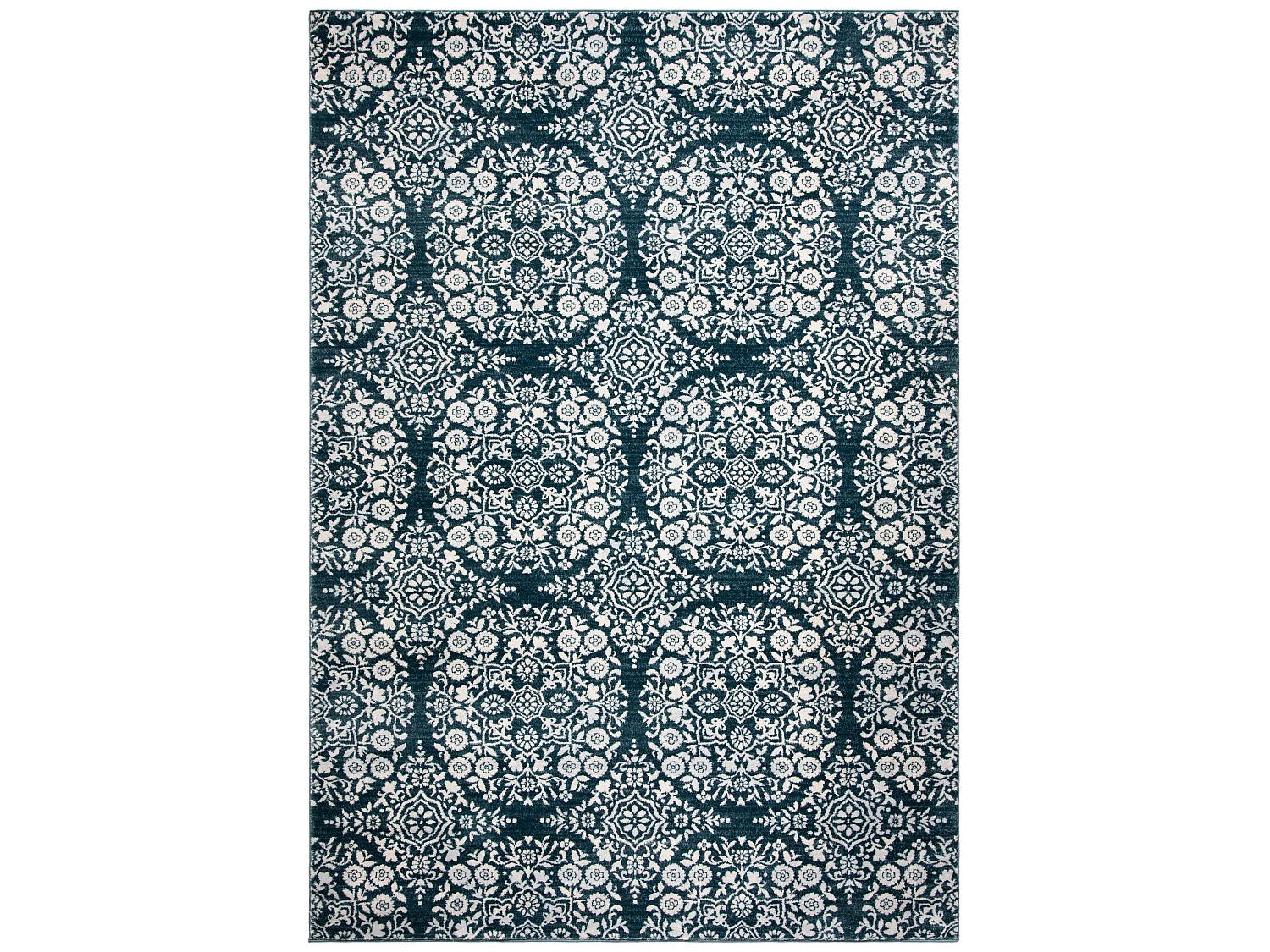 Tapis Bleu Marine/Neutre 160 X 231 cm - Scarlett