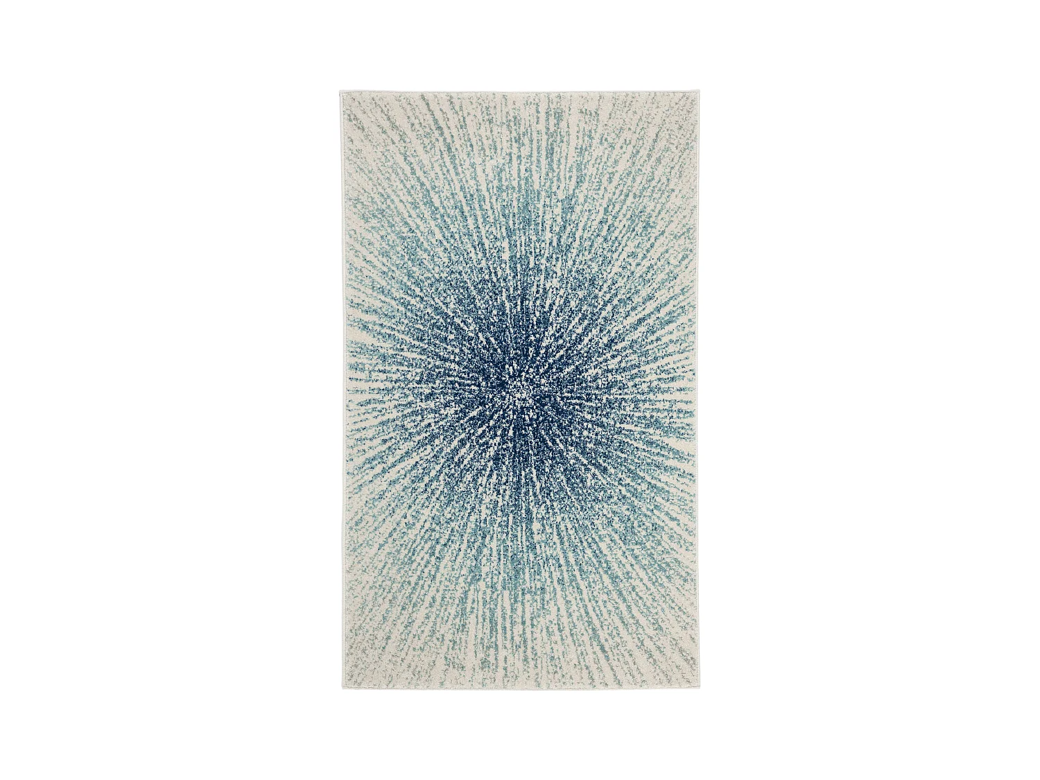 Tapis Bleu/Neutre 91 X 152 cm - Fiorella