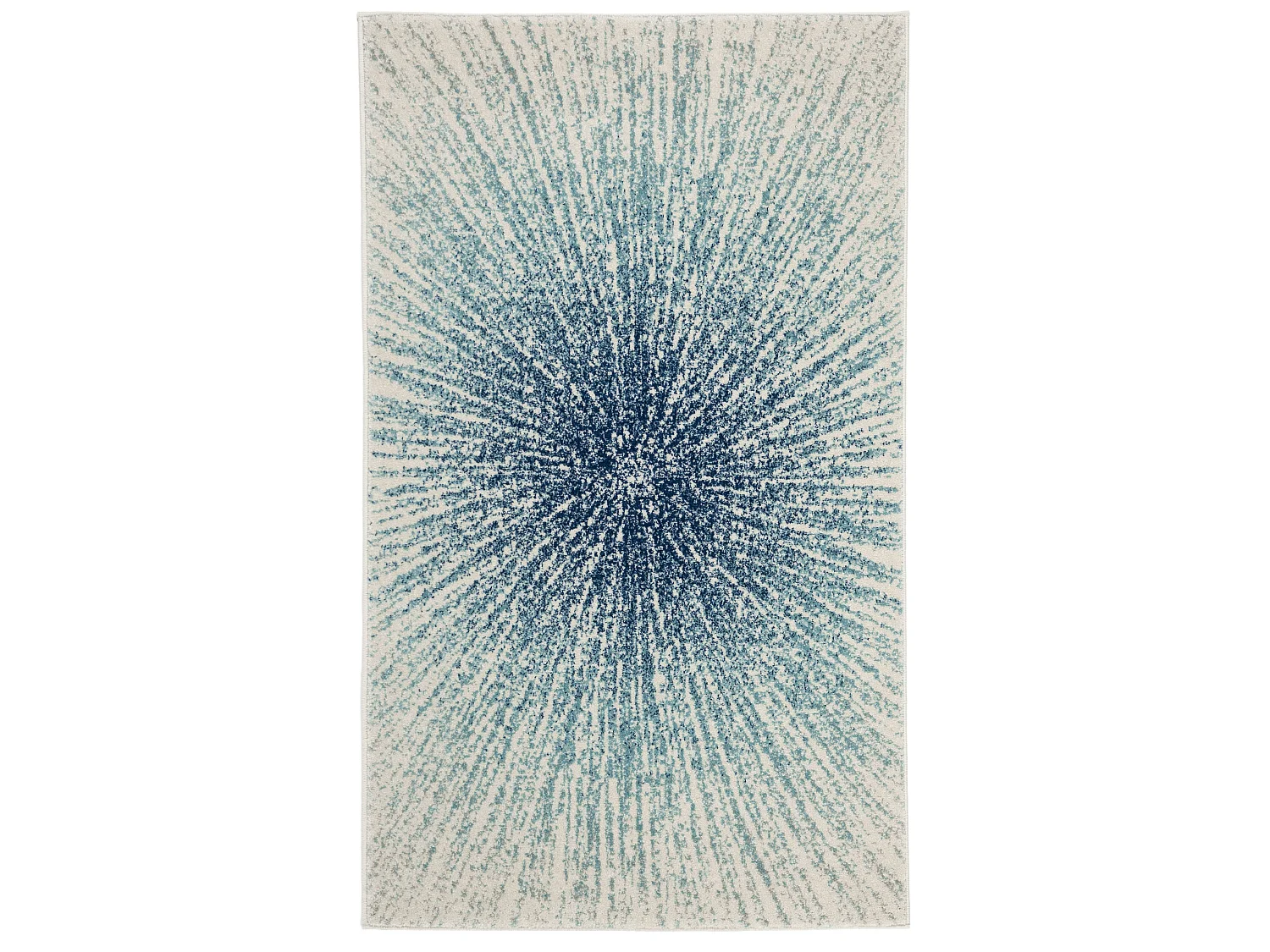 Tapis Bleu/Neutre 91 X 152 cm - Fiorella
