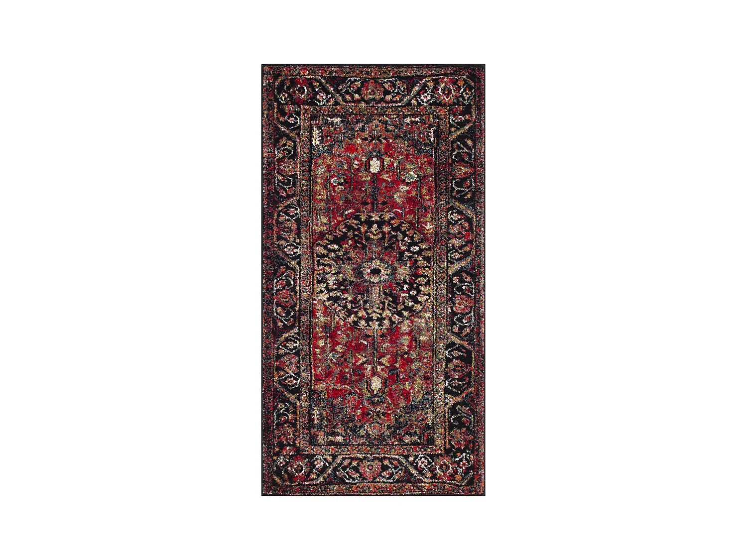Tapis Rouge/Multicolore 122 X 183 cm - Brooklynn