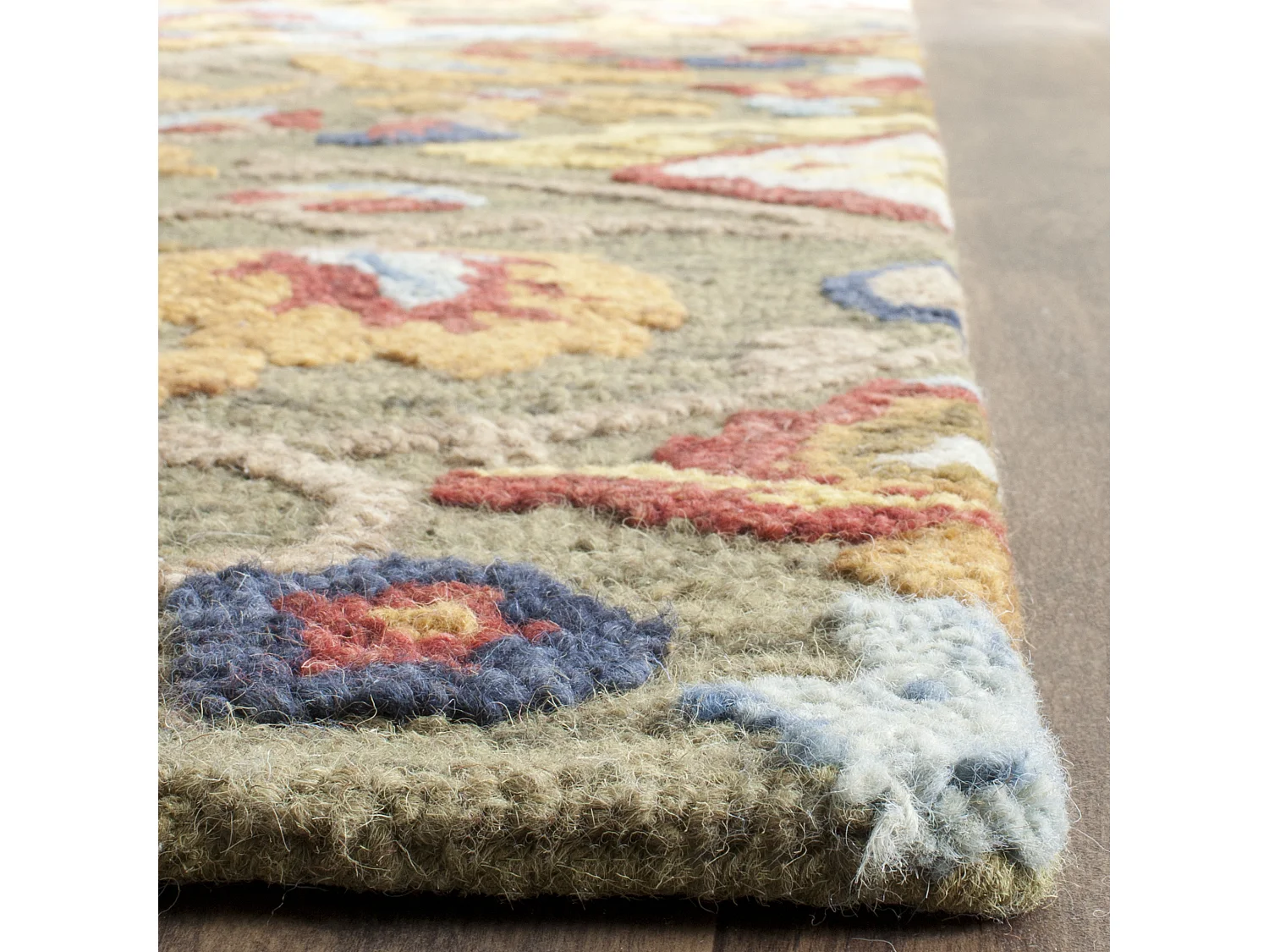 Tapis Vert/Multicolore 69 X 183 cm - Juni