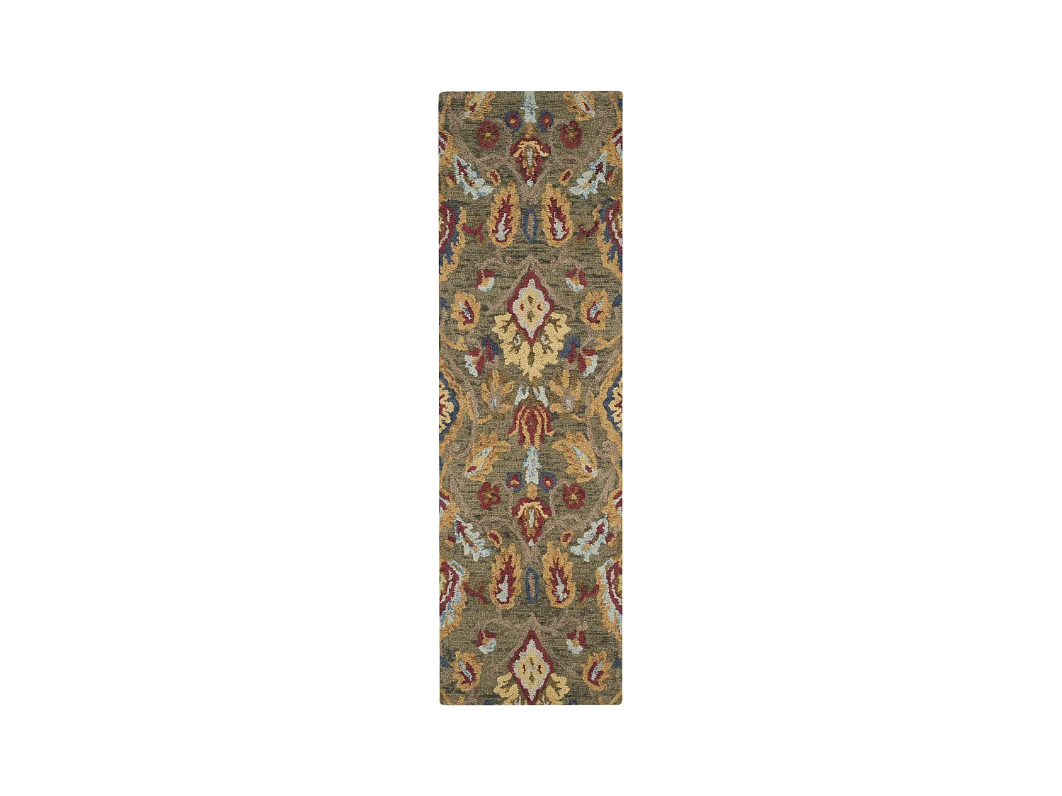 Tapis Vert/Multicolore 69 X 183 cm - Juni
