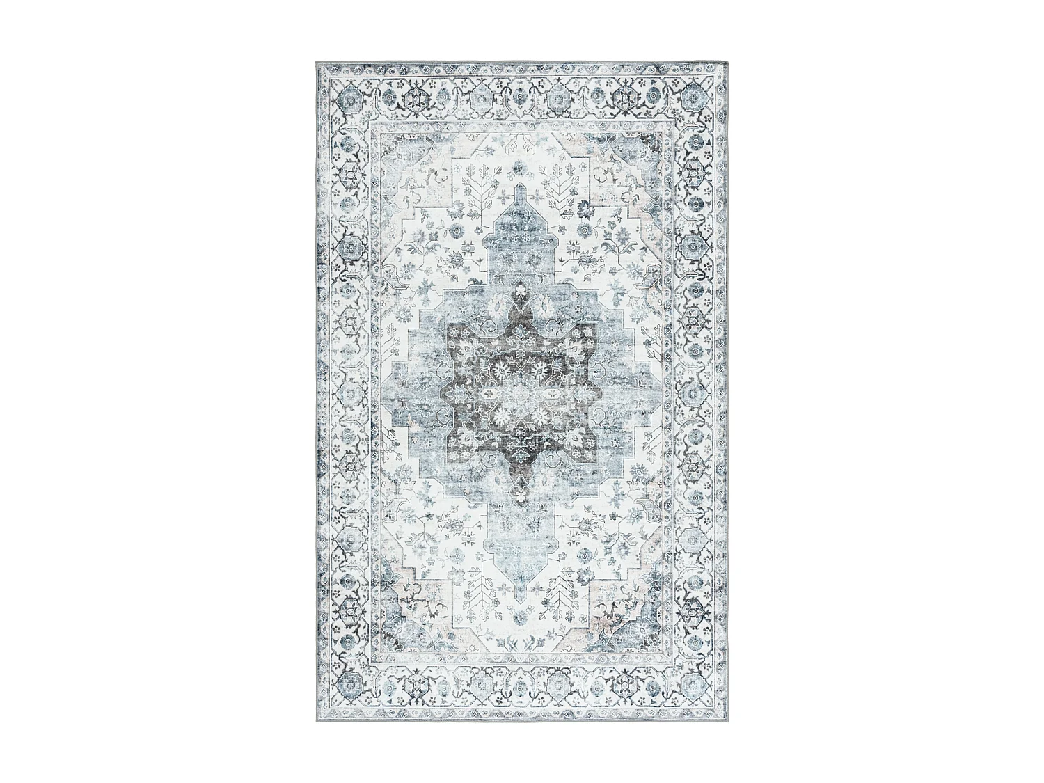 Tapis Ivoire/Bleu 183 X 274 cm - Coraline