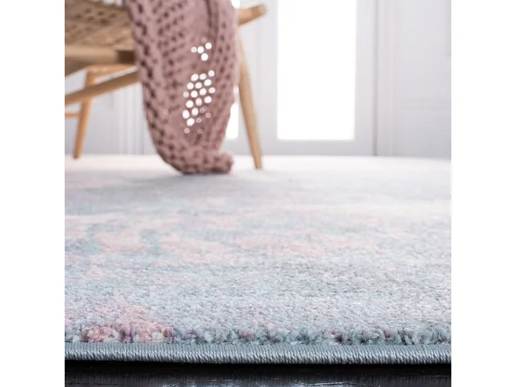 Tapis Rose/Bleu 160 X 229 cm - Camila