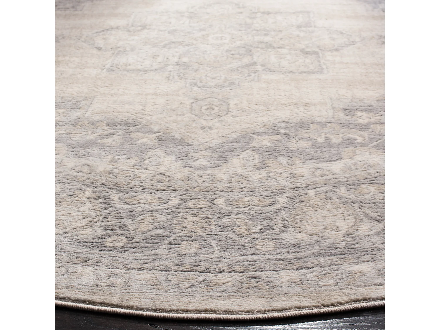 Tapis Neutre/Gris 201 X 201 cm - Ella