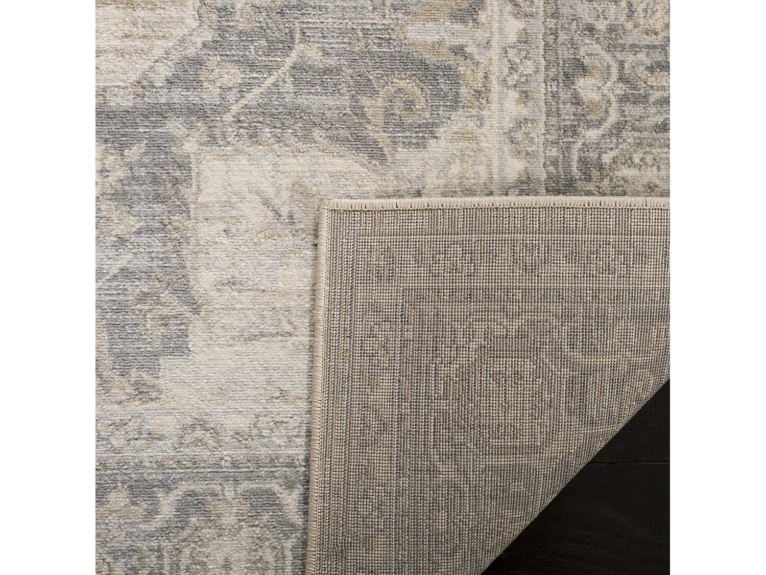 Tapis Neutre/Gris 201 X 201 cm - Ella