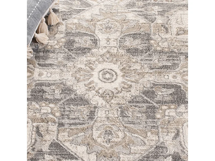 Tapis Neutre/Gris 201 X 201 cm - Ella