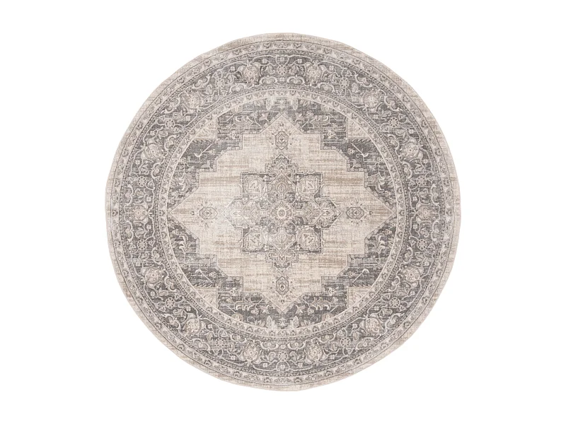Tapis Neutre/Gris 201 X 201 cm - Ella