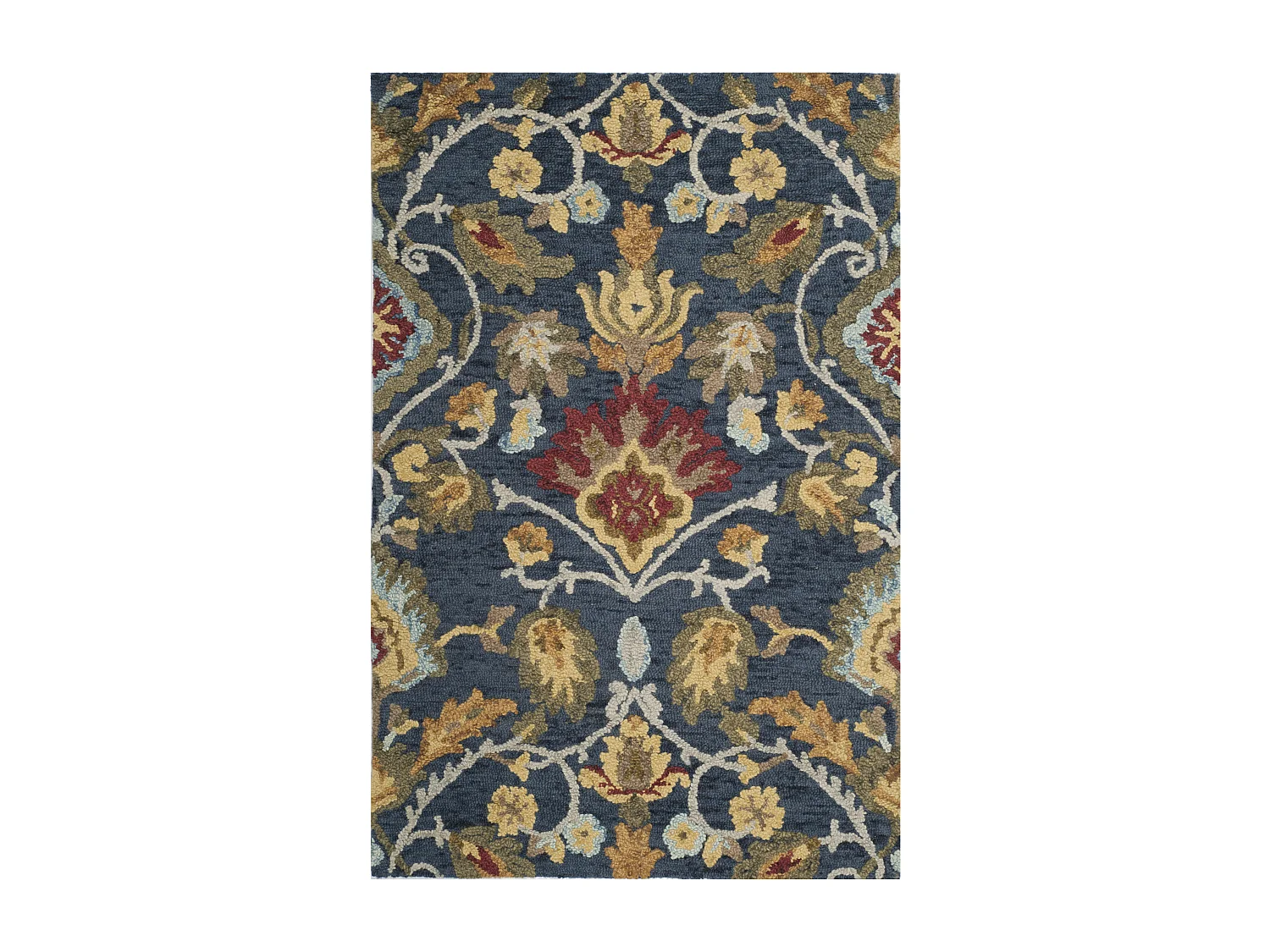 Tapis Marine/Multicolore 91 X 152 cm - Juni