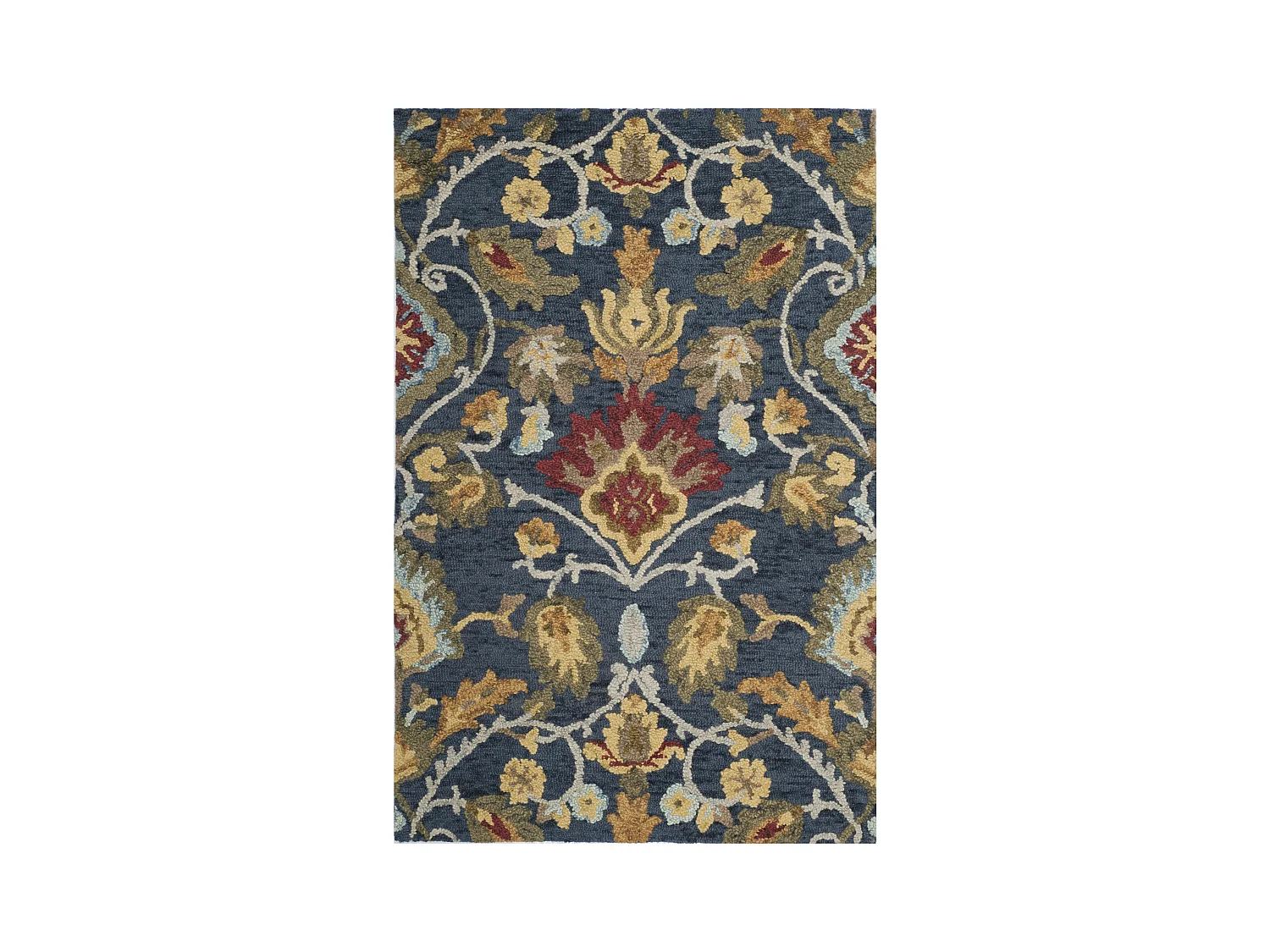 Tapis Marine/Multicolore 91 X 152 cm - Juni