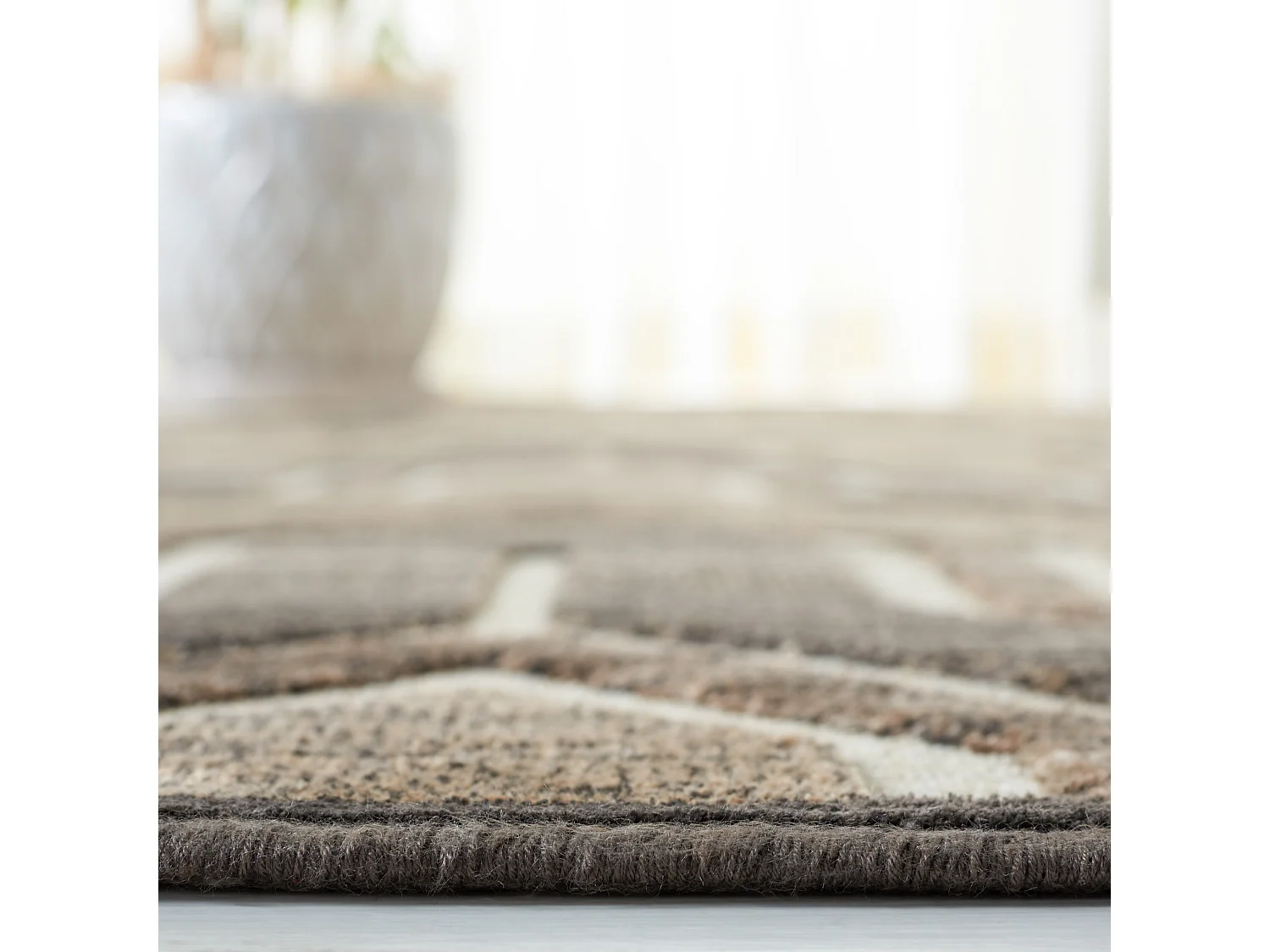 Tapis Gris/Neutre 79 X 122 cm - Grenada