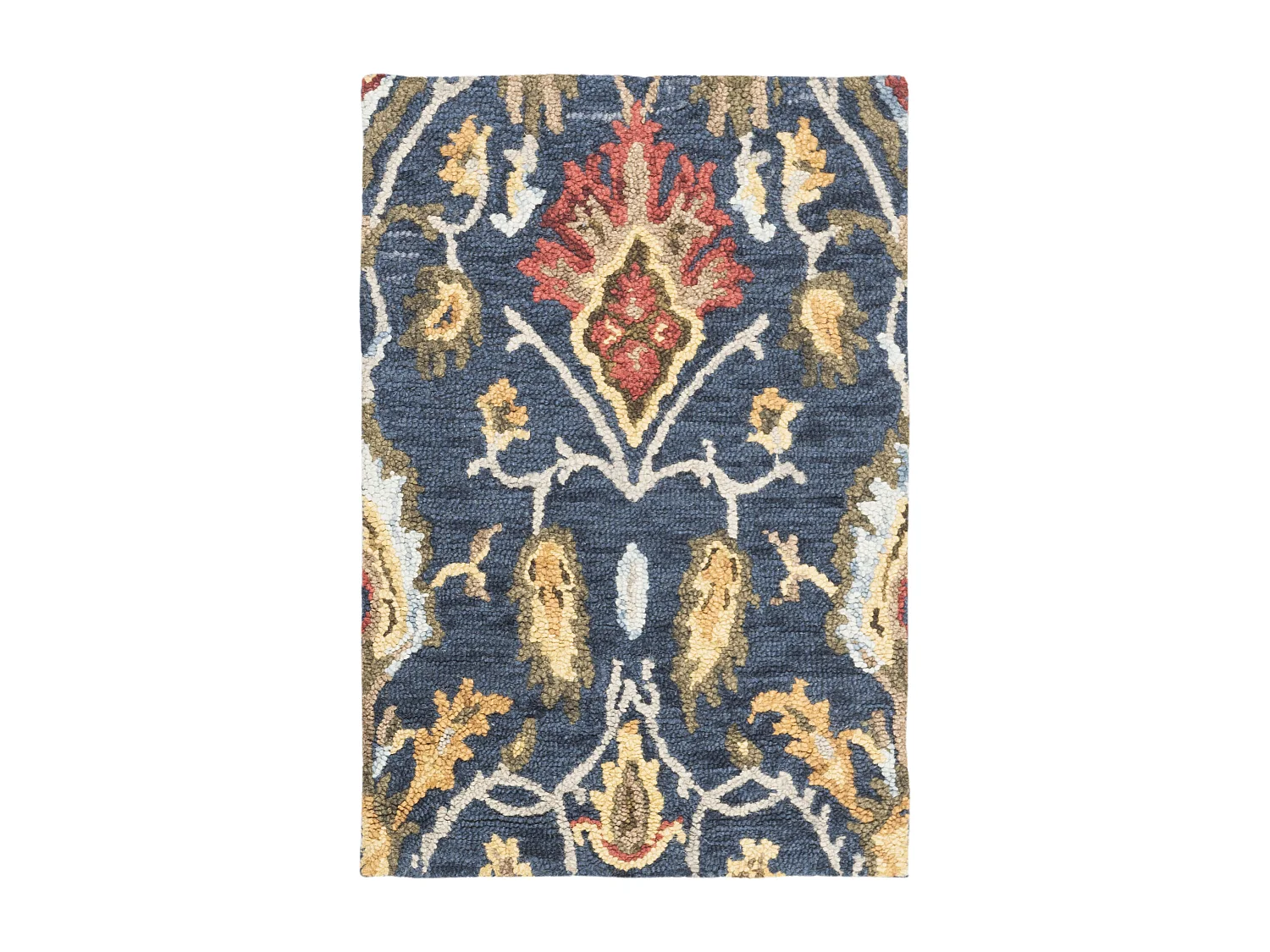 Tapis Marine/Multicolore 61 X 91 cm - Juni