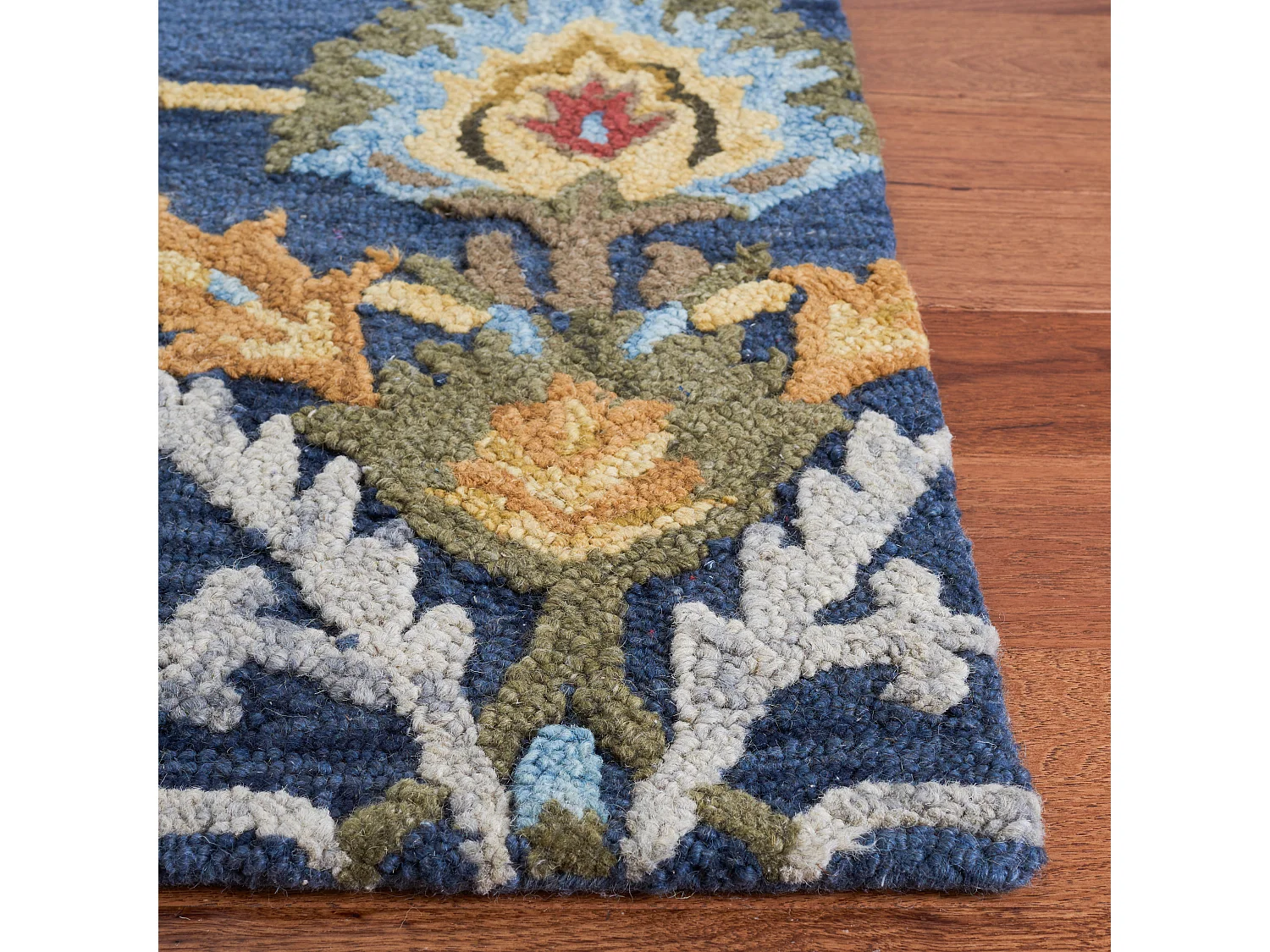 Tapis Marine/Multicolore 61 X 91 cm - Juni