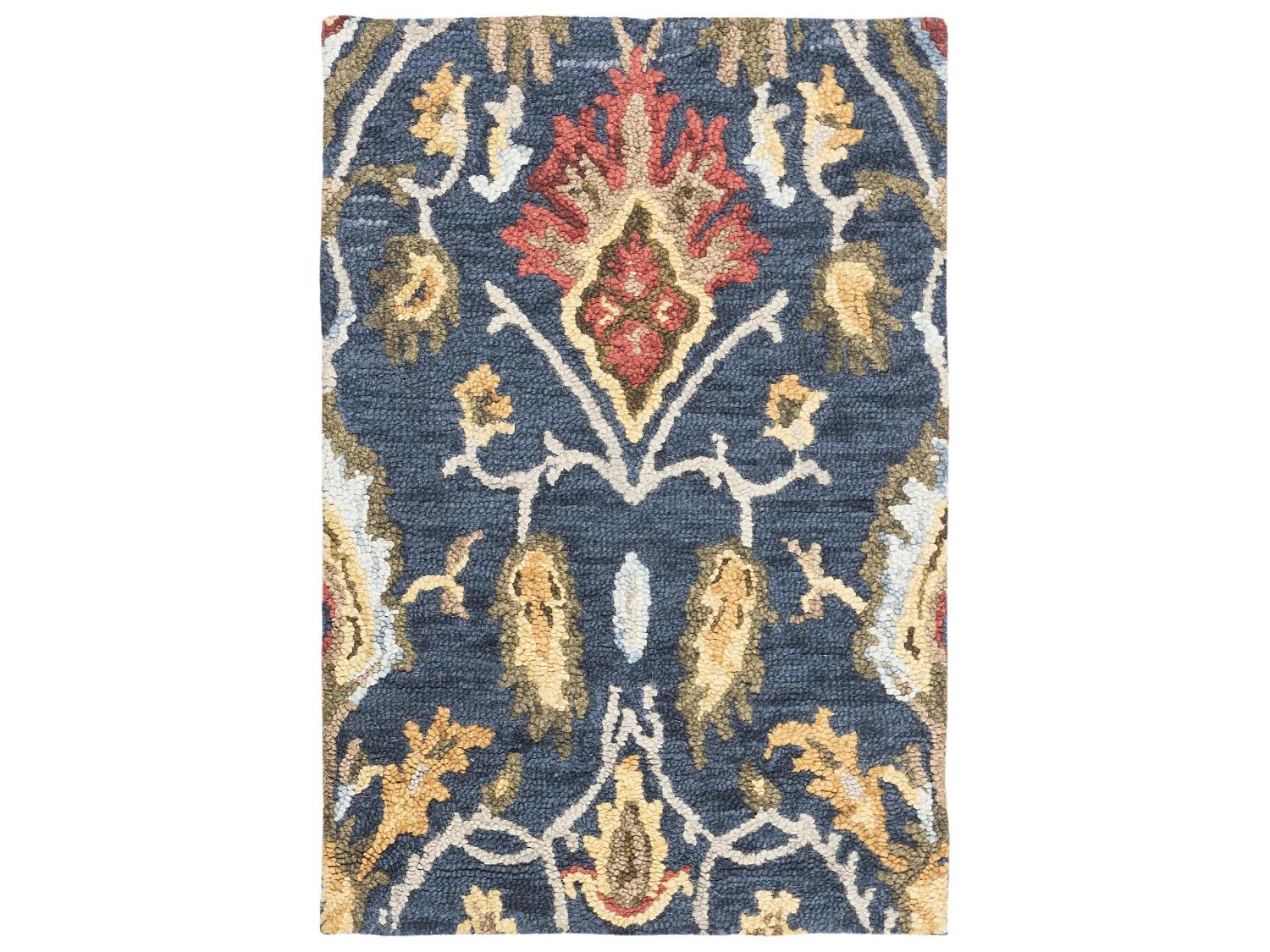 Tapis Marine/Multicolore 61 X 91 cm - Juni