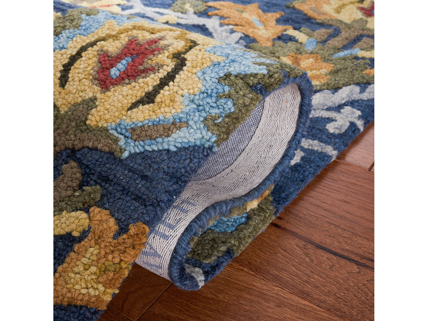 Tapis Marine/Multicolore 61 X 91 cm - Juni