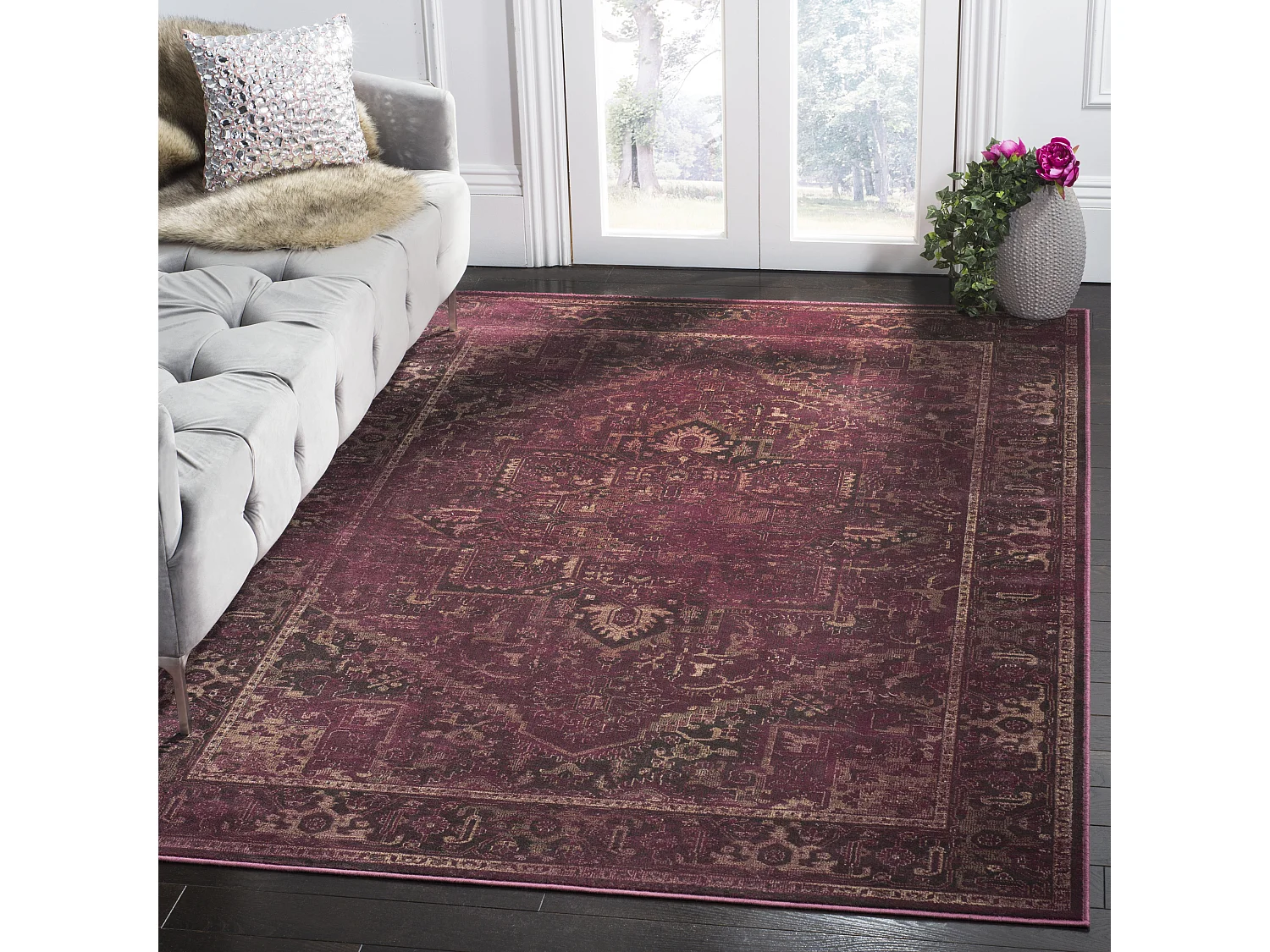 Tapis Rose 160 X 229 cm - Maxime